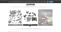 Desktop Screenshot of lohmann-kunststoff.de